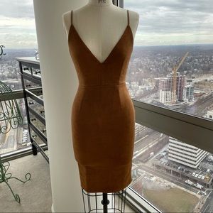 LF faux suede dress